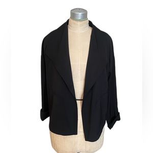 Max Studio Women’s Scuba Drape Front Jacket/Blazer Size L